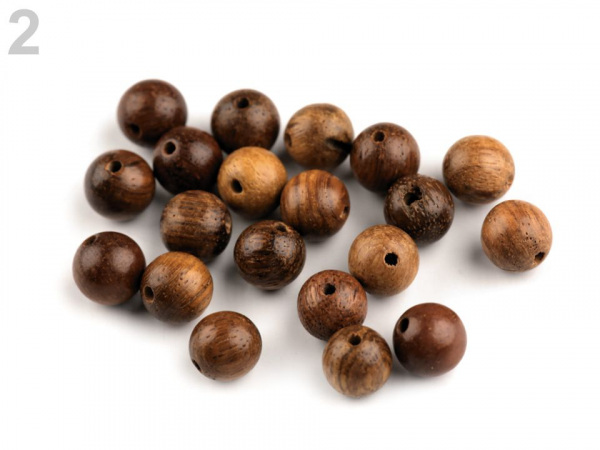 Dřevěné korálky Ø8 mm