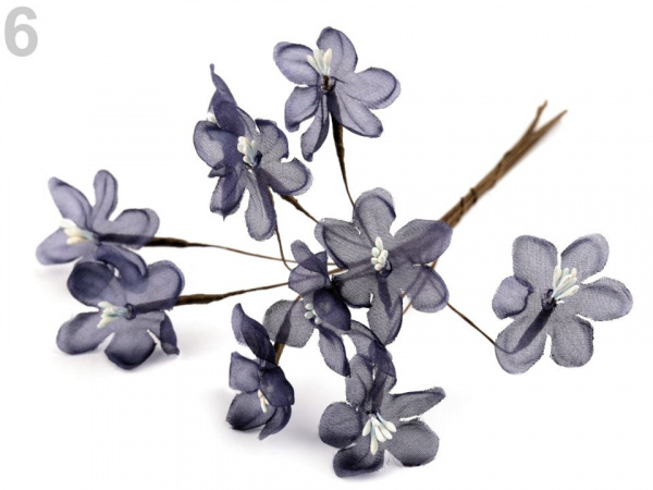 Luxusní květ na drátku / polotovar na vývazky