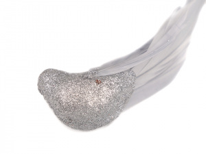 Dekorace ptáček s glitry 2. jakost