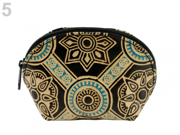 Peněženka / pouzdro / klíčenka kožená 7,5x11,5 cm