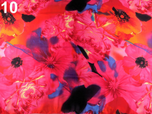 Velký saténový šátek 130x130 cm