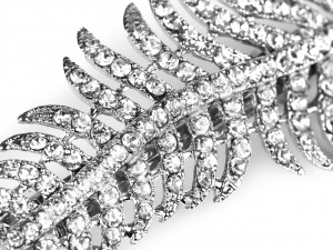 Francouzká spona do vlasů s broušenými kamínky