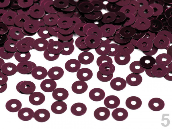 Flitry hladké s větším průvlekem Ø6 mm