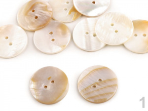 Perleťový knoflík velikost 40", 48", 54"