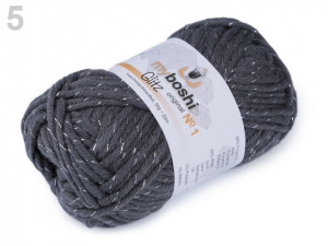 Pletací příze Myboshi Glitz 50 g s lurexem