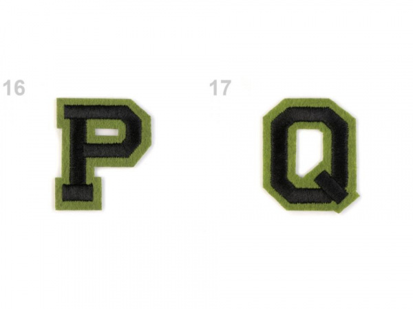 Nažehlovačka písmena