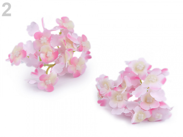 Umělý květ hortenzie