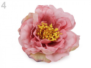 Umělý květ čajová růže Ø10 cm