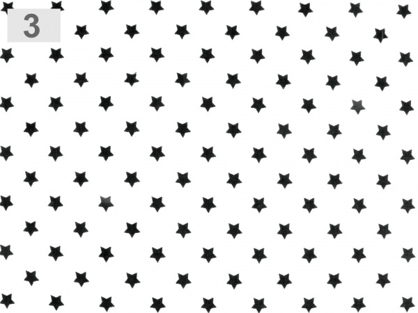 Bavlněná látka hvězdy