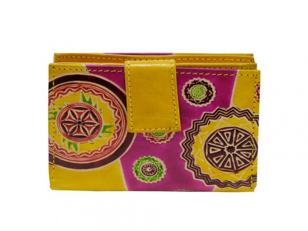 Dámská peněženka kožená 9,5x12 cm