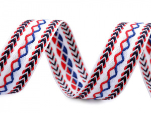 Prýmek / vzorovka indiánský motiv šíře 25 mm