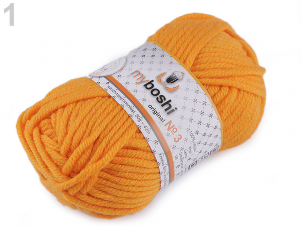 Pletací příze Myboshi No.3; 50 g