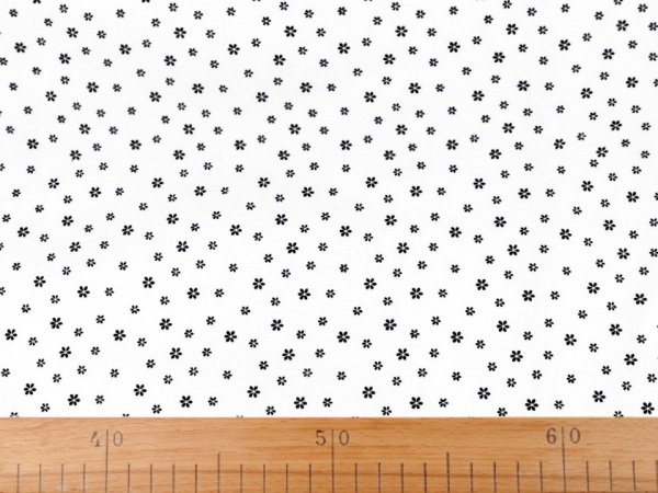 Bavlněná látka drobné květy