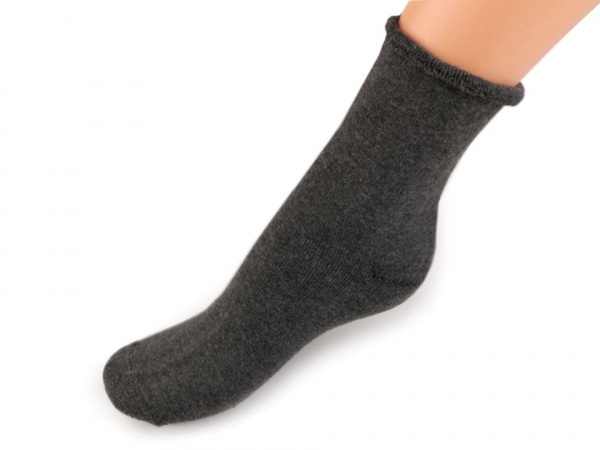 Pánské bavlněné ponožky thermo se zdravotním lemem