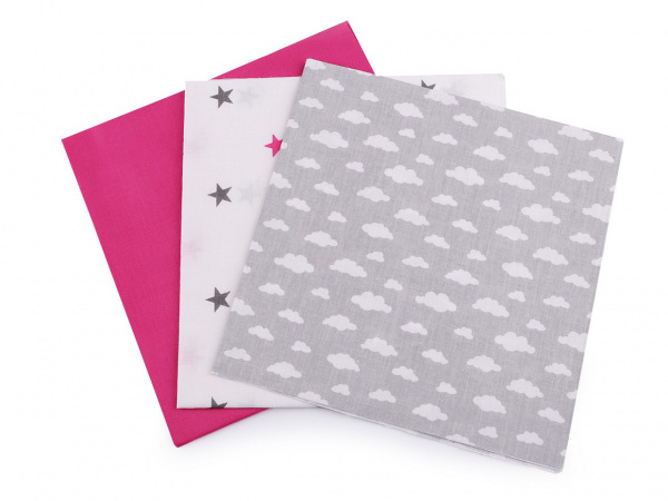 Sada látek na patchwork 40x40 cm