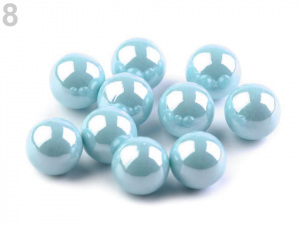 Dekorační kuličky / perly bez dírek Ø8 mm lesklé
