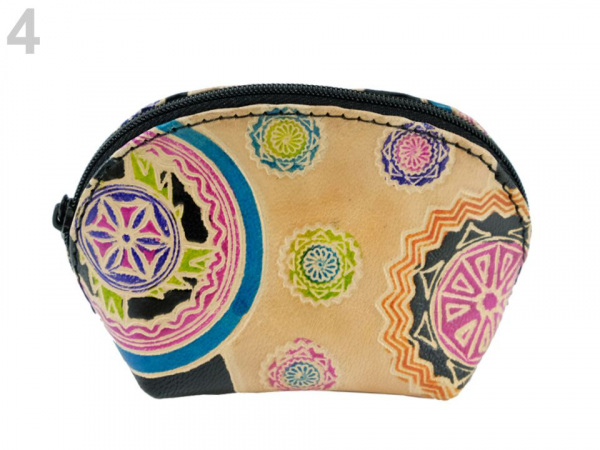 Peněženka / pouzdro / klíčenka kožená 7,5x11,5 cm