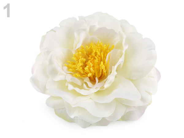 Umělý květ čajová růže Ø10 cm