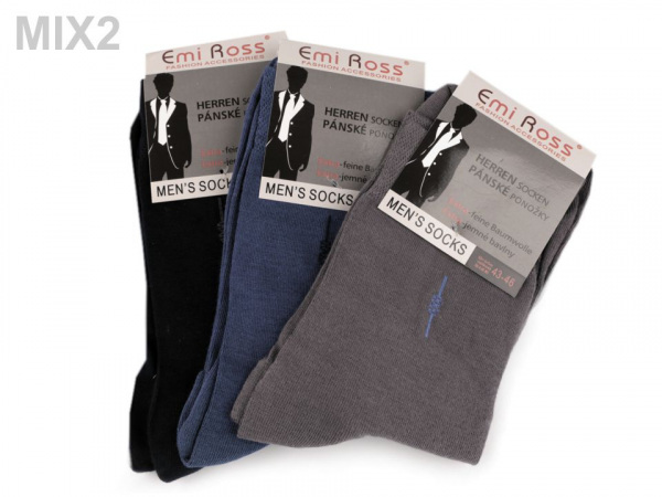 Pánské bavlněné ponožky oblekové