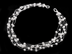 Perlová ozdoba do vlasů