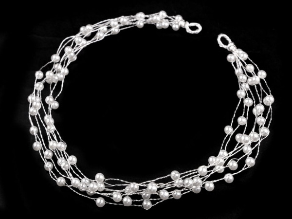 Perlová ozdoba do vlasů