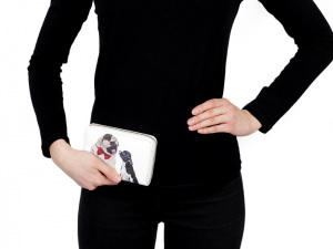 Dámská peněženka psi 10x14 cm