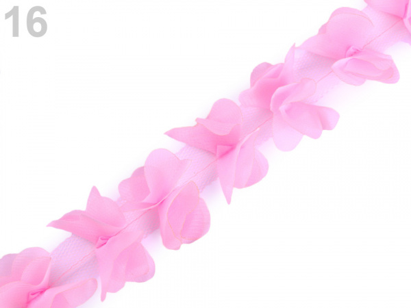 Prýmek mašle / motýlek na tylu šíře 65 mm