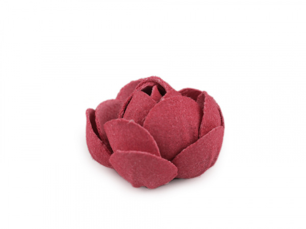 Textilní květ, poupě růže Ø30 mm