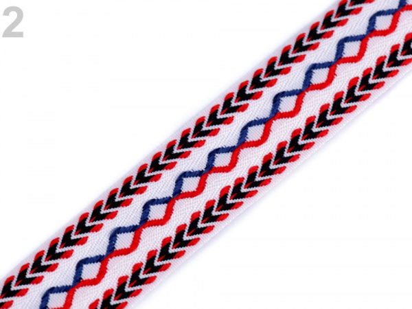 Prýmek / vzorovka indiánský motiv šíře 25 mm