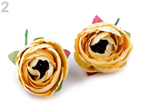 Umělý květ pryskyřník Ø4 cm