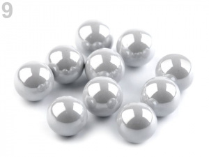 Dekorační kuličky / perly bez dírek Ø8 mm lesklé