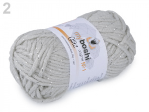 Pletací příze Myboshi Glitz 50 g s lurexem