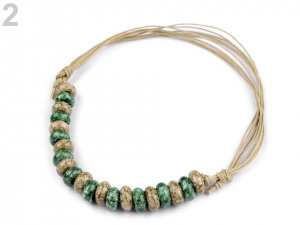 Náhrdelník s mramorovým efektem