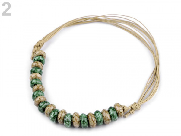 Náhrdelník s mramorovým efektem