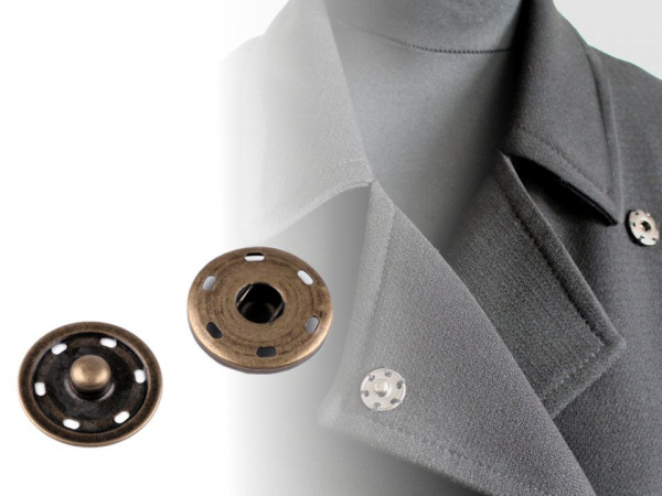 Kovové patentky / druky Ø30 mm velké