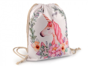 Vak na záda jednorožec 32x42 cm