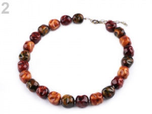 Náhrdelník ze skleněných korálků