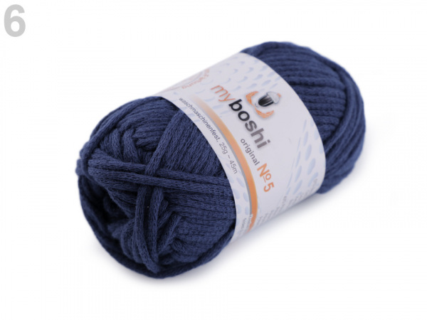 Pletací příze Myboshi No.5; 25 g