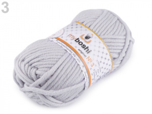 Pletací příze Myboshi No.3; 50 g