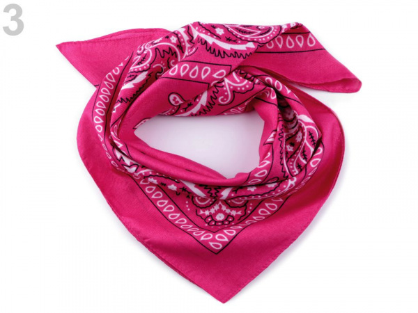 Šátek paisley 55x55 cm