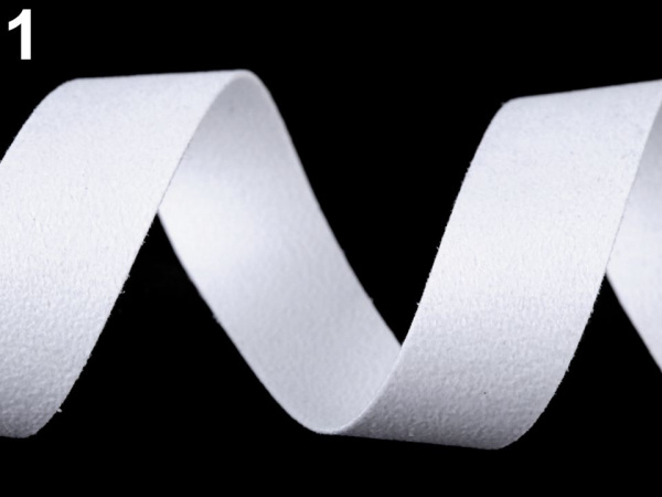 Šikmý proužek semišový šíře 20 mm nezažehlený