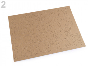 Papírová čísla a písmena