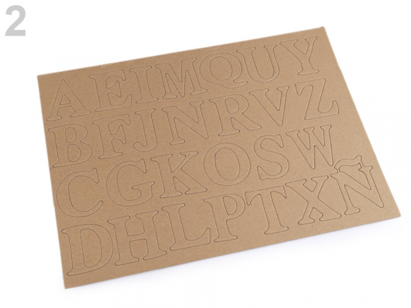 Papírová čísla a písmena