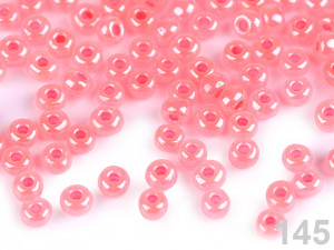 Rokajl 6/0 - 4 mm perleťový, neprůhledný