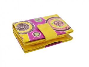 Dámská peněženka kožená 9,5x12 cm