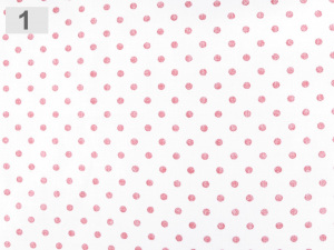 Bavlněná látka puntíky