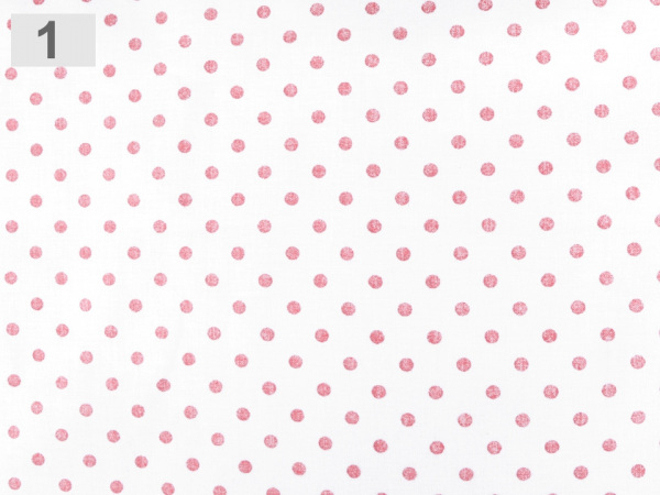 Bavlněná látka puntíky