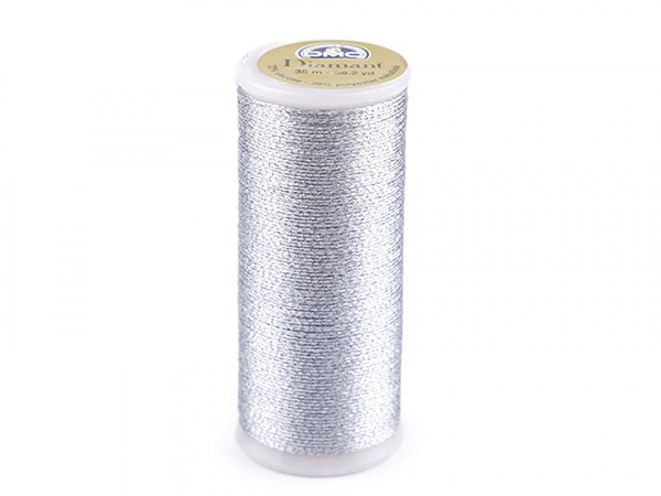 Metalická nit DMC Diamant k vyšívání 35 m