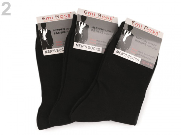 Pánské bavlněné ponožky oblekové