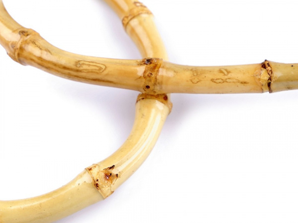 Bambusová ucha na tašky 14,5x20 cm silná